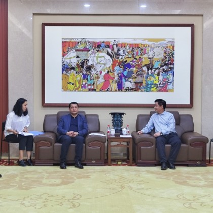 Перевод на переговорах с Посол Узбекистана в КНР