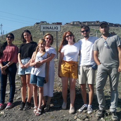 Экскурсия в Хыналыге, север Азербайджана