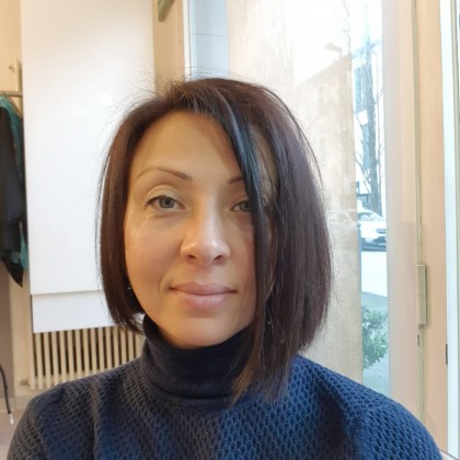 Переводчик Анна на выставке Cersaie Bologna