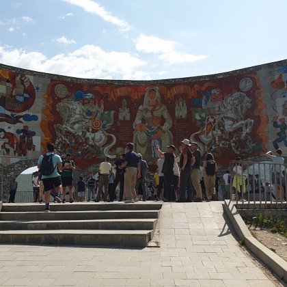 Переводчик Davit на выставке Gudauri