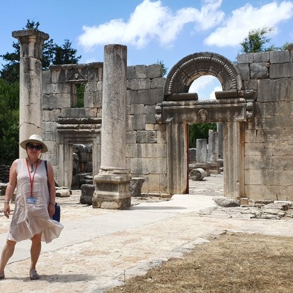 Экскурсия в Древней синагоге Бар ам, север Израиля