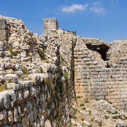 Экскурсия в крепости Нимрод, север Израиля