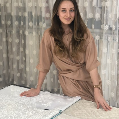 Перевод на заводе кружева