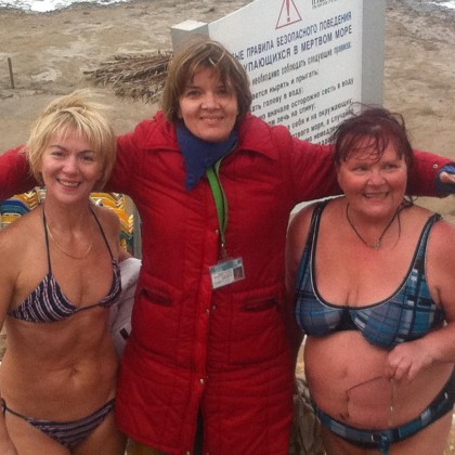 Экскурсия на пляже Мертвого моря в феврале