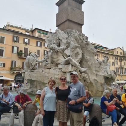 Экскурсия в Риме (площадь Навона)