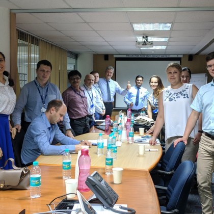 Перевод на совещании