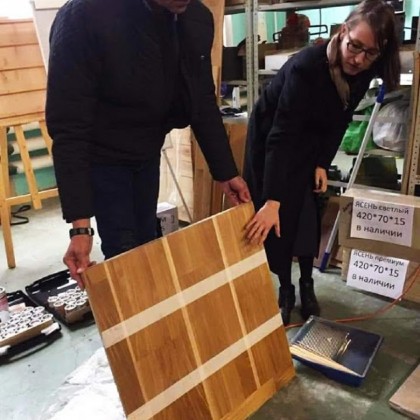 Перевод на семинаре компаний SAICOS и Baustil «Защита древесины и экологичные покрытия»