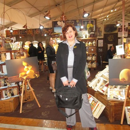 Переводчик Алёна на выставке SOL and FOOD