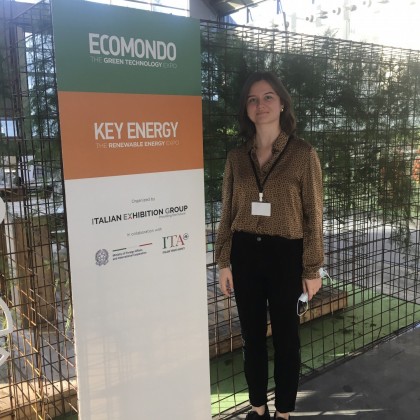Переводчик Irina на выставке ECOMONDO