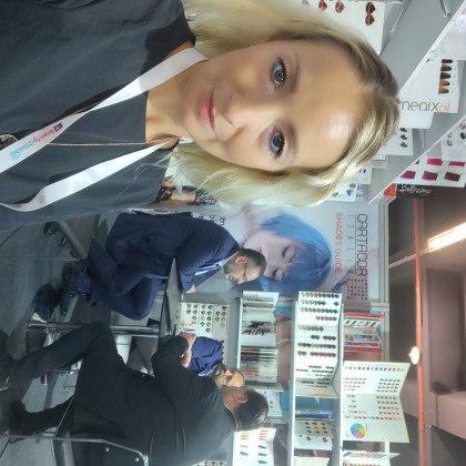 Переводчик Ирина на выставке Beauty Istanbul