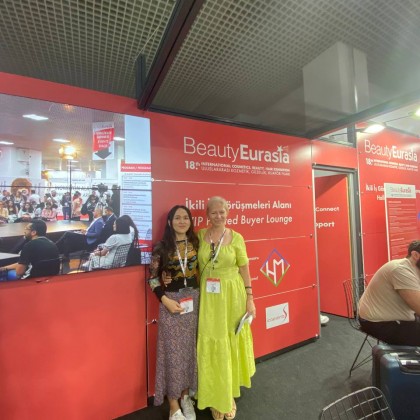Переводчик AIGERIM на выставке BeautyEurasia 2023
