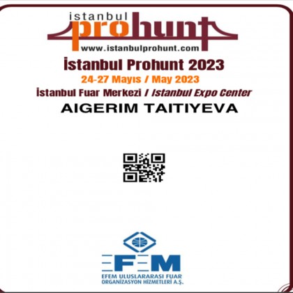 Переводчик AIGERIM на выставке Оружия Prohunt