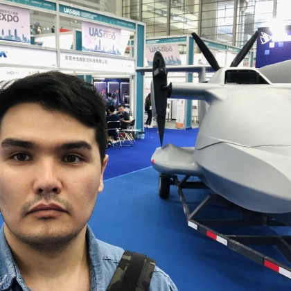 Переводчик Эмиль на выставке UAS Expo 2023 (Drones)