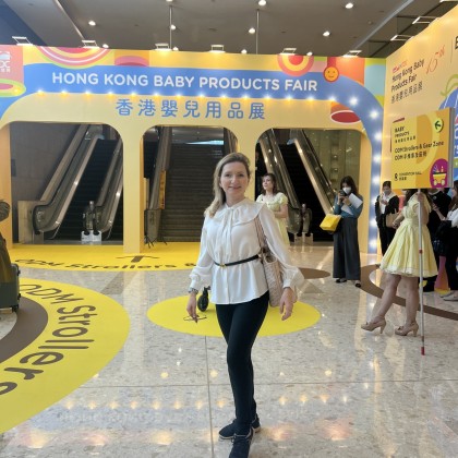 Переводчик Ольга на выставке Выставка детских товаров, игр и игрушек