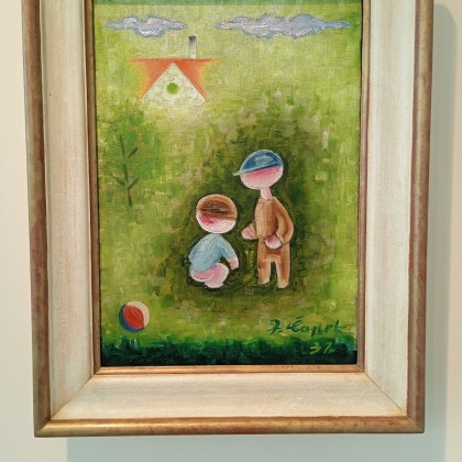 Переводчик Александра на выставке Игрок