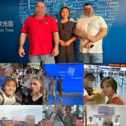 Переводчик Чэнь на выставке Гуанчжоу