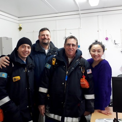 Перевод на заводе по переработке газа