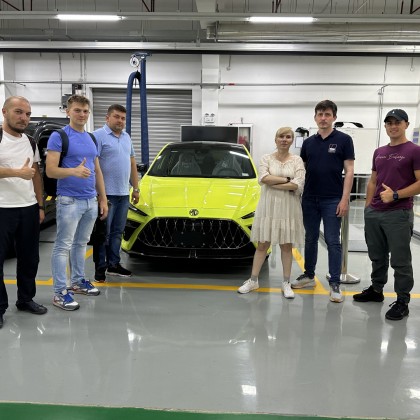 Перевод на заводе MG