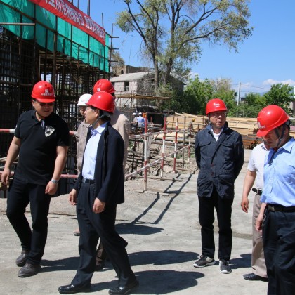 Экскурсия вместе с советником на стройке