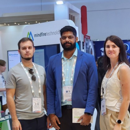 Переводчик Юлия на выставке Gitex 2024