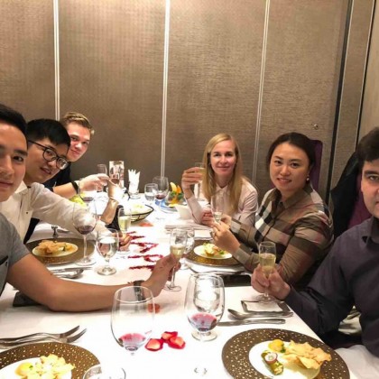 Перевод на переговорах с производителем автоматизированных складов и деловой ужин