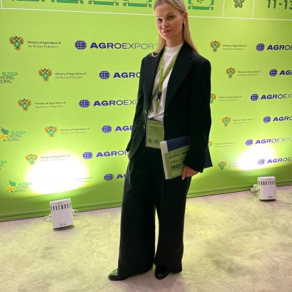 Переводчик Дарья на выставке Russia Hong Kong Agro Export