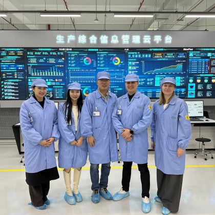 Перевод на заводе Посещения завода Nanjing New Power Electric