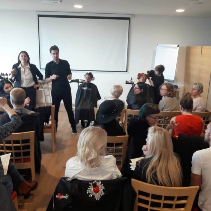 Перевод тренинг у производителя для парикмахеров