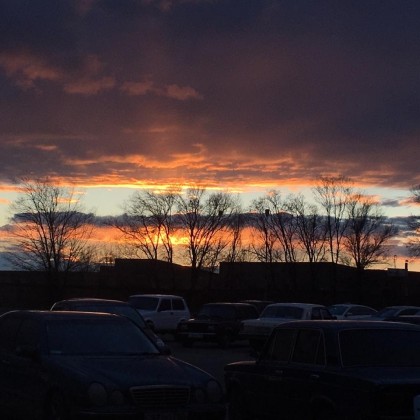 Экскурсия и закат в Ереване