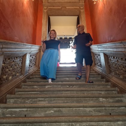 Переводчик Svetlana на выставке Biennale di Venezia