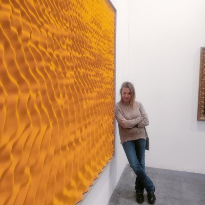 Переводчик Svetlana на выставке Artissima