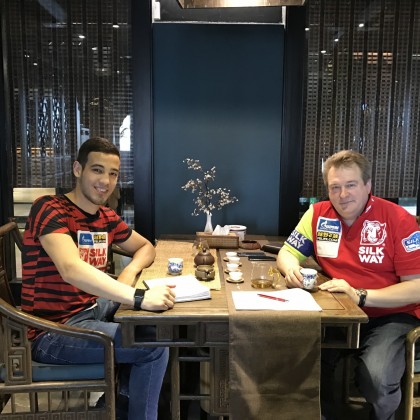 Перевод на международной гонке ралли