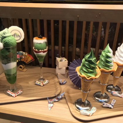 Переводчик Лариса на выставке Японские сладости