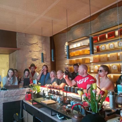 Перевод На чайной церемонии