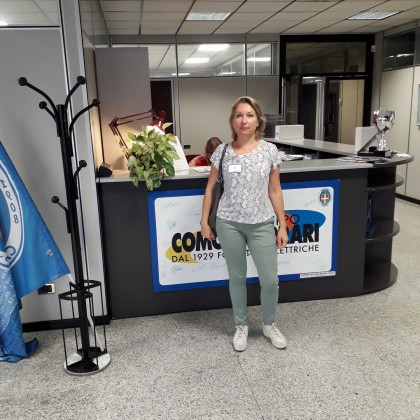 Перевод на переговорах с дистрибьютором электротехнических материалов Comoli Farrari&C