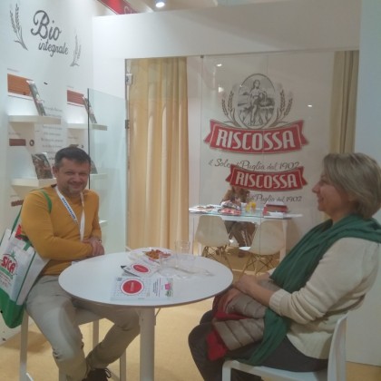 Переводчик Виктория на выставке TUTTOFOOD