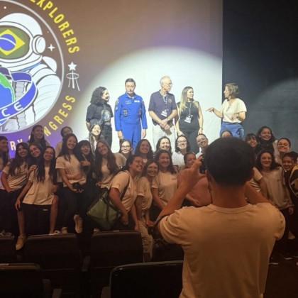 Перевод Лекция Астронавтов для учащихся Sesi