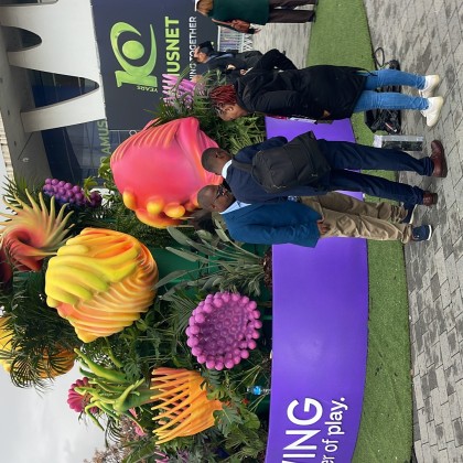 Переводчик Александр на выставке IGaming