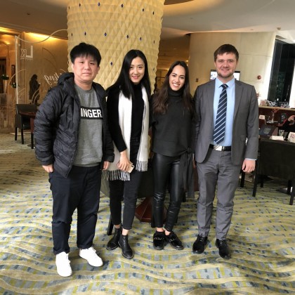 Перевод на переговорах с финалистами международного конкурса по латиноамериканским танцам