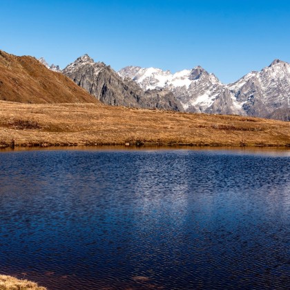 Переводчик Мишо на выставке озера Корольды