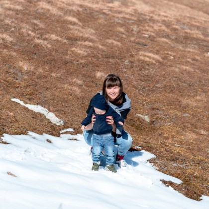 Переводчик Мишо на выставке озера Корольды
