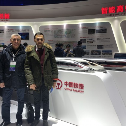 Переводчик Хассан на выставке Modern Railway «Современные железные дороги»