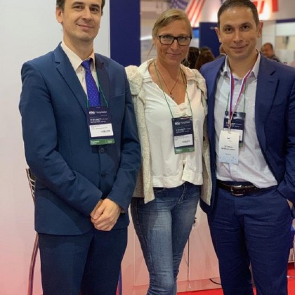 Переводчик Виктория на выставке Feira Hospitalar