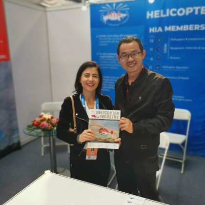 Переводчик ПЁТР на выставке CHINA HELICOPTEREXPOSITION