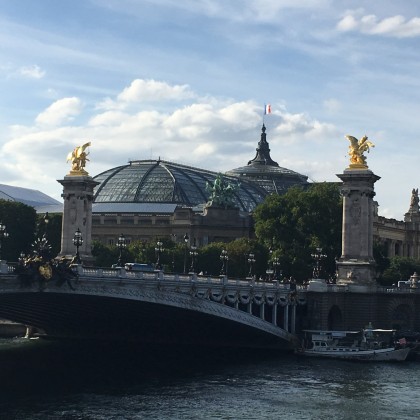 Экскурсия в Париже, мост Александра 3