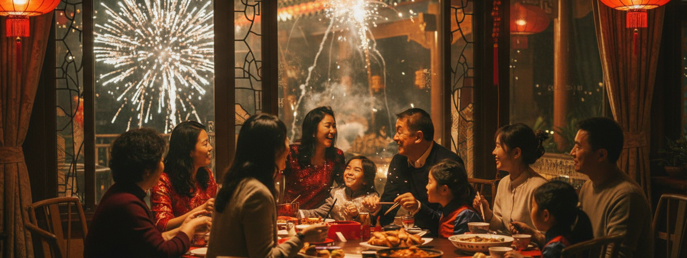 празднование Китайского Нового года