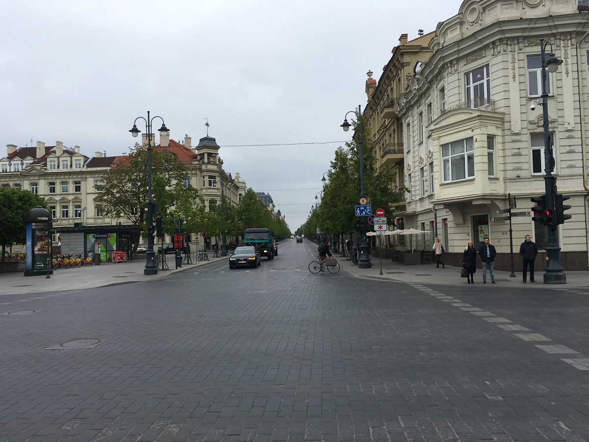 Проспект Гедиминаса в Вильнюсе